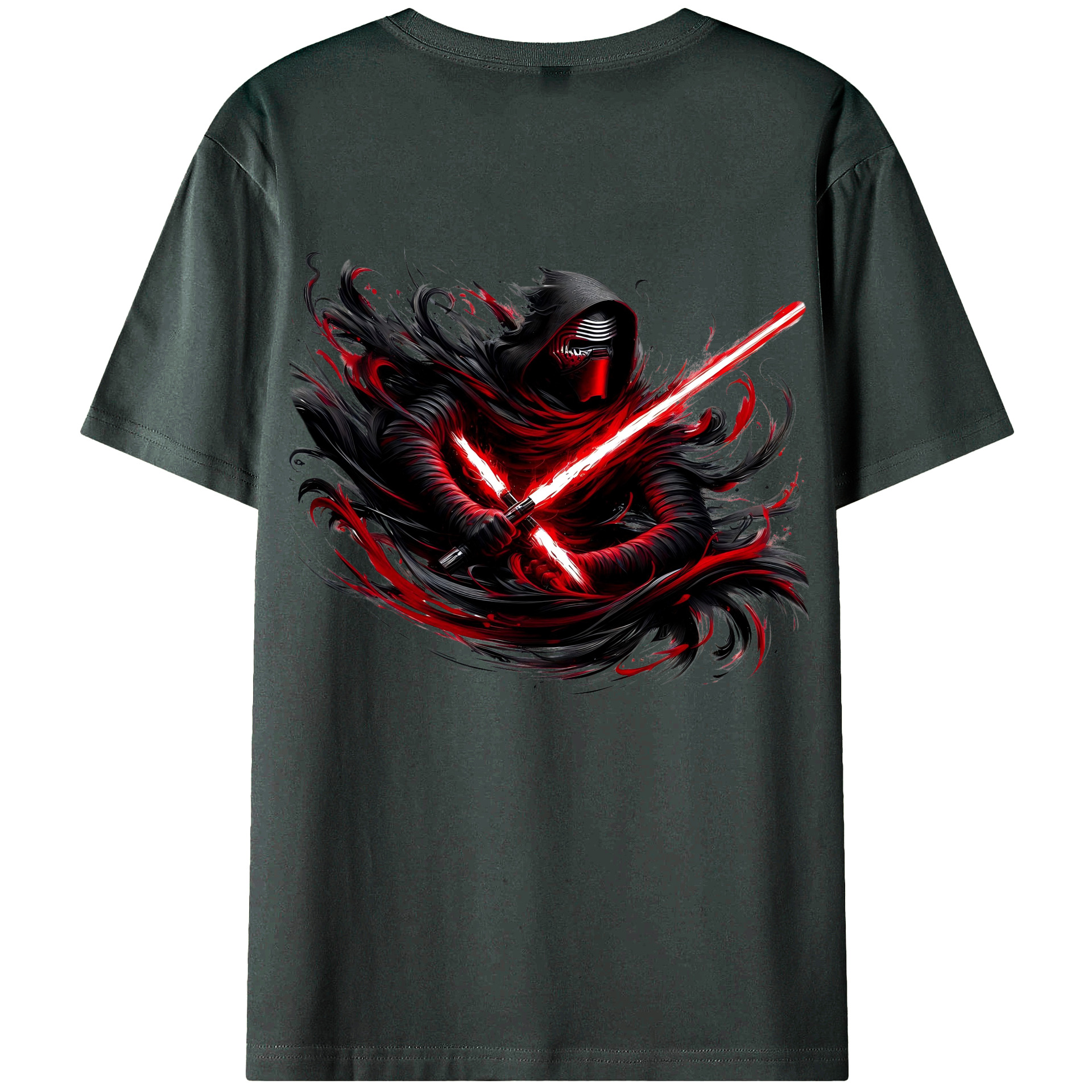 （画像用） スター・ウォーズ Star Wars 綿100％ メンズ半袖Tシャツ（バックプリント） 通気性